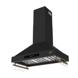 Forno Venezia 36 Inch Wall-Mounted Range Hood with Touch Controls and Baffle Filters