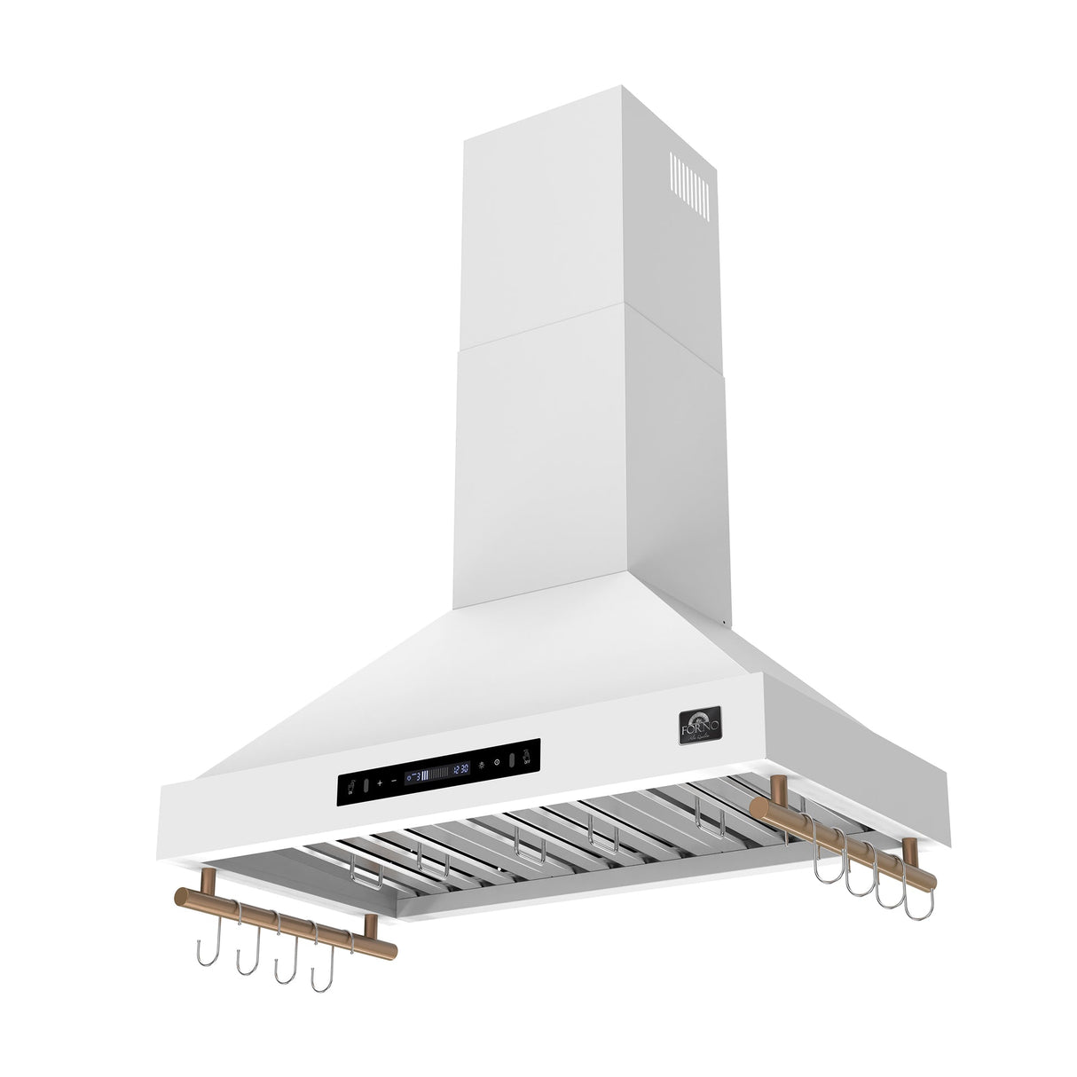 Forno Venezia 36 Inch Wall-Mounted Range Hood with Touch Controls and Baffle Filters