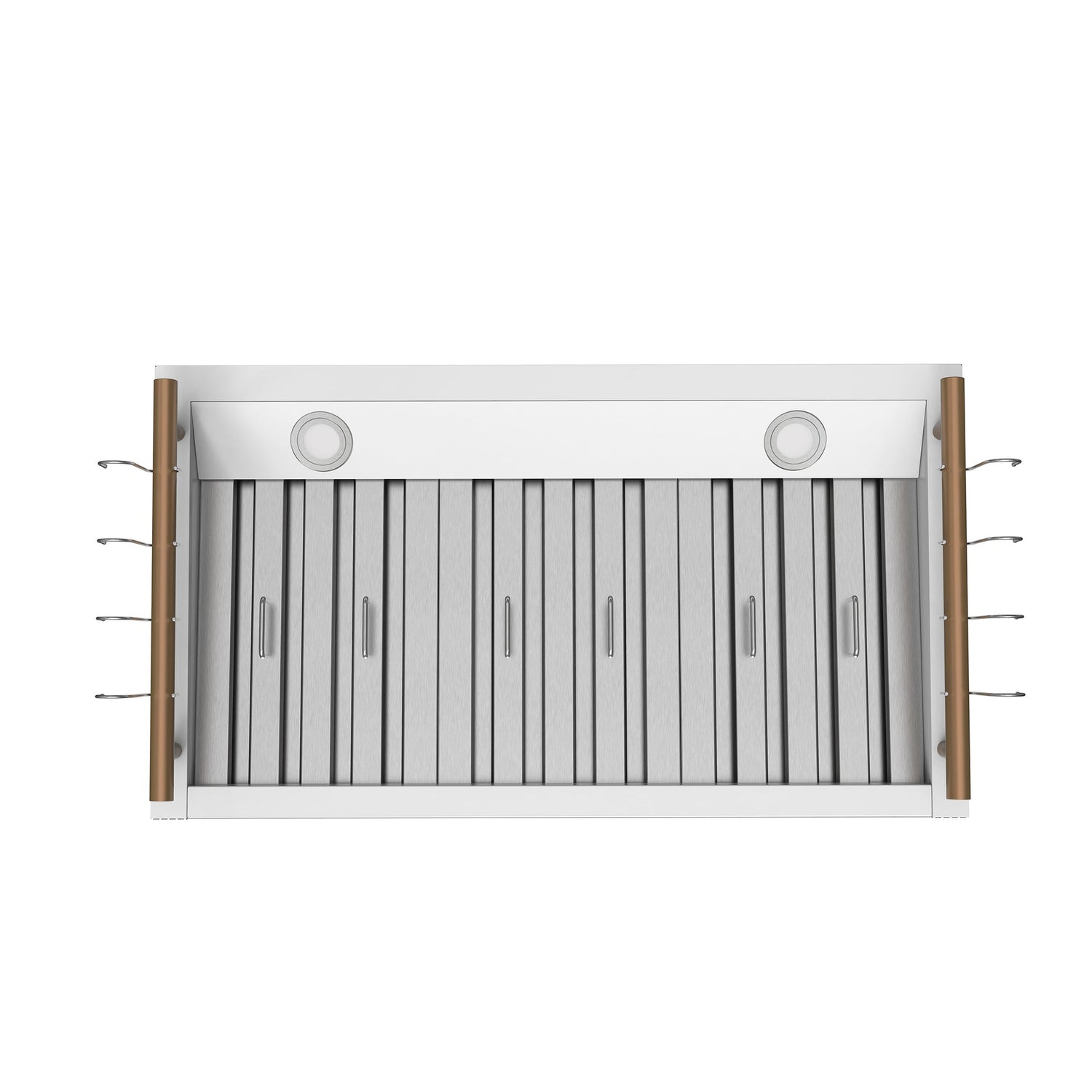Forno Venezia 36 Inch Wall-Mounted Range Hood with Touch Controls and Baffle Filters