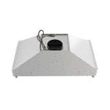Forno Venezia 36 Inch Wall-Mounted Range Hood with Touch Controls and Baffle Filters