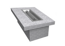 The Outdoor Plus 96" x 36" x 16" Ready-to-Finish Rectangular Gas Fire Table Kit