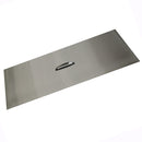 The Outdoor Plus 52" x 16" Stainless Steel Rectangular Fire Pit Lid