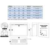 Modern Flames 26" Redstone Traditional Electric Fireplace [RS-2621]