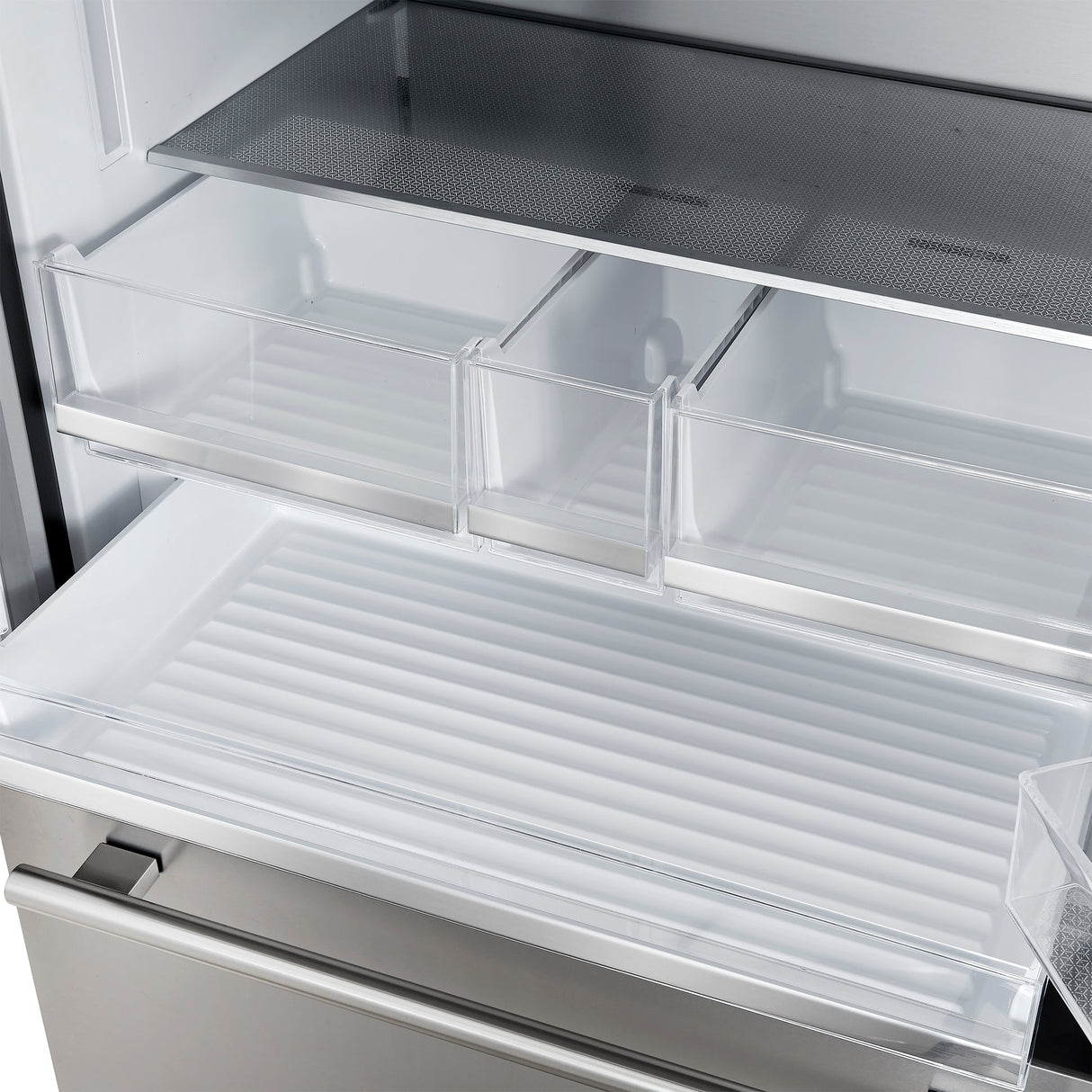 Forno Aosta 36" French Door Refrigerator – 22.4 cu.ft, External Water Dispenser & Automatic Ice Maker