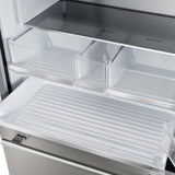 Forno Aosta 36" French Door Refrigerator – 22.4 cu.ft, External Water Dispenser & Automatic Ice Maker