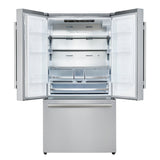 Forno Aosta 36" French Door Refrigerator – 22.4 cu.ft, External Water Dispenser & Automatic Ice Maker