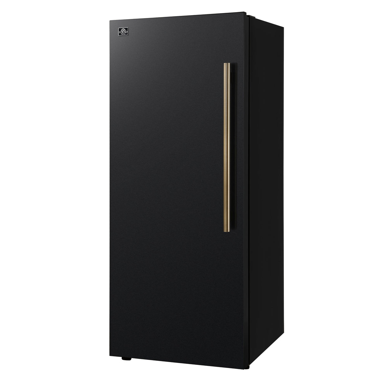 Forno Maderno 28-Inch Convertible Upright Freezer/Refrigerator Antique Brass Handle, Left Swing