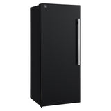 Forno Maderno 28-Inch Convertible Upright Freezer/Refrigerator Antique Brass Handle, Left Swing