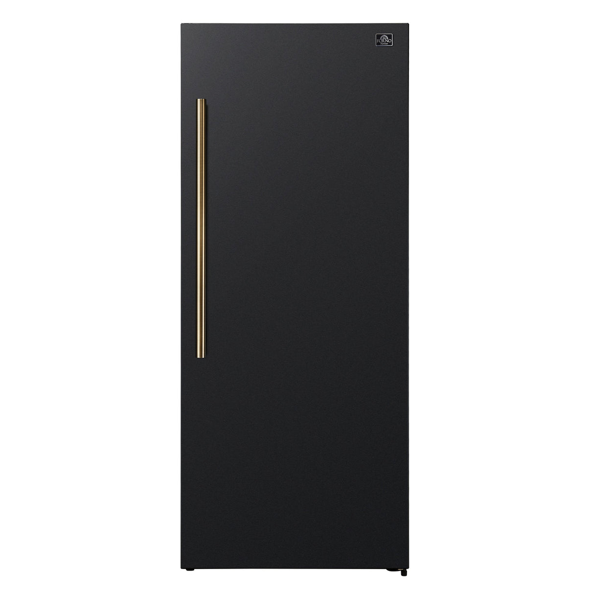 Forno Maderno 28-Inch Convertible Freezer/Refrigerator with Antique Brass Handle, 13.6 cu.ft. Right Swing