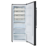 Forno Maderno 28-Inch Convertible Freezer/Refrigerator with Antique Brass Handle, 13.6 cu.ft. Right Swing