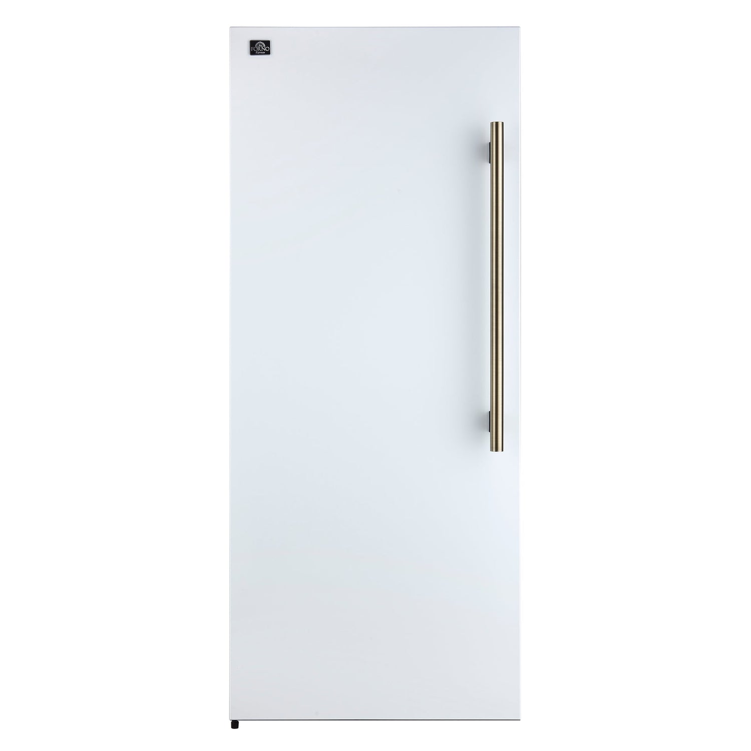 Forno Maderno 28-Inch Convertible Upright Freezer/Refrigerator Antique Brass Handle, Left Swing