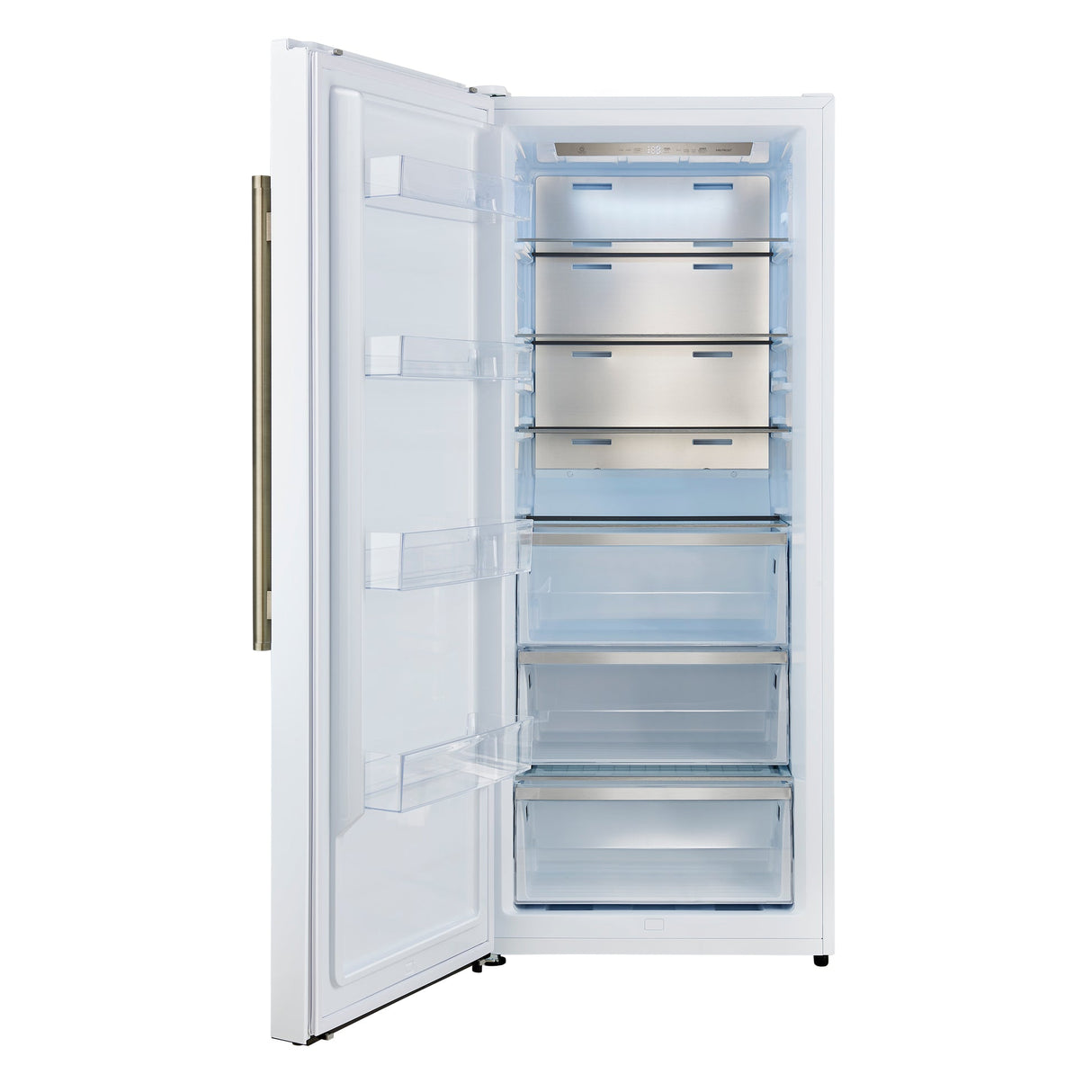Forno Maderno 28" Built-In Convertible Refrigerator, 13.6 cu.ft. Left Swing with Decorative Grill