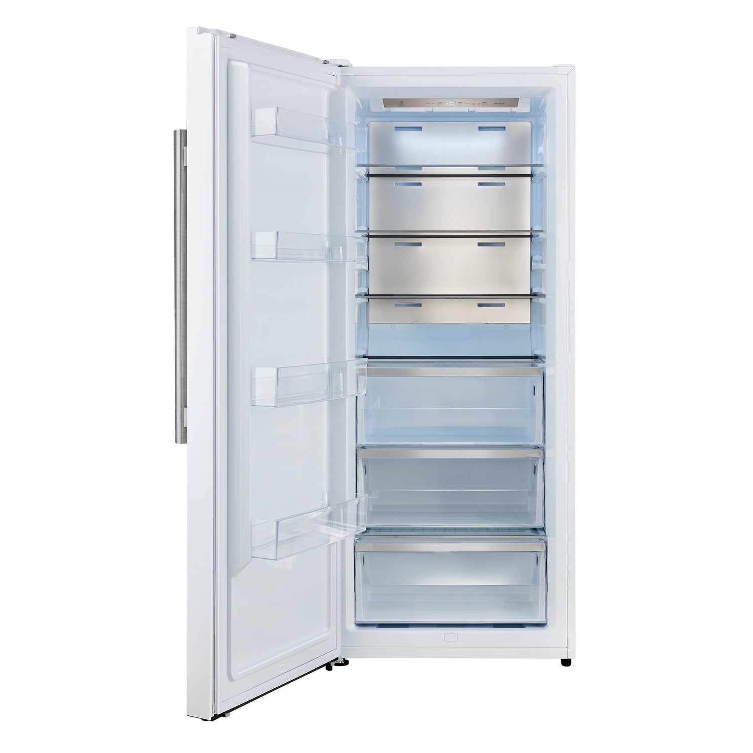 Forno Maderno 28-Inch Convertible Upright Freezer/Refrigerator Antique Brass Handle, Left Swing