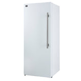 Forno Maderno 28-Inch Convertible Upright Freezer/Refrigerator Antique Brass Handle, Left Swing