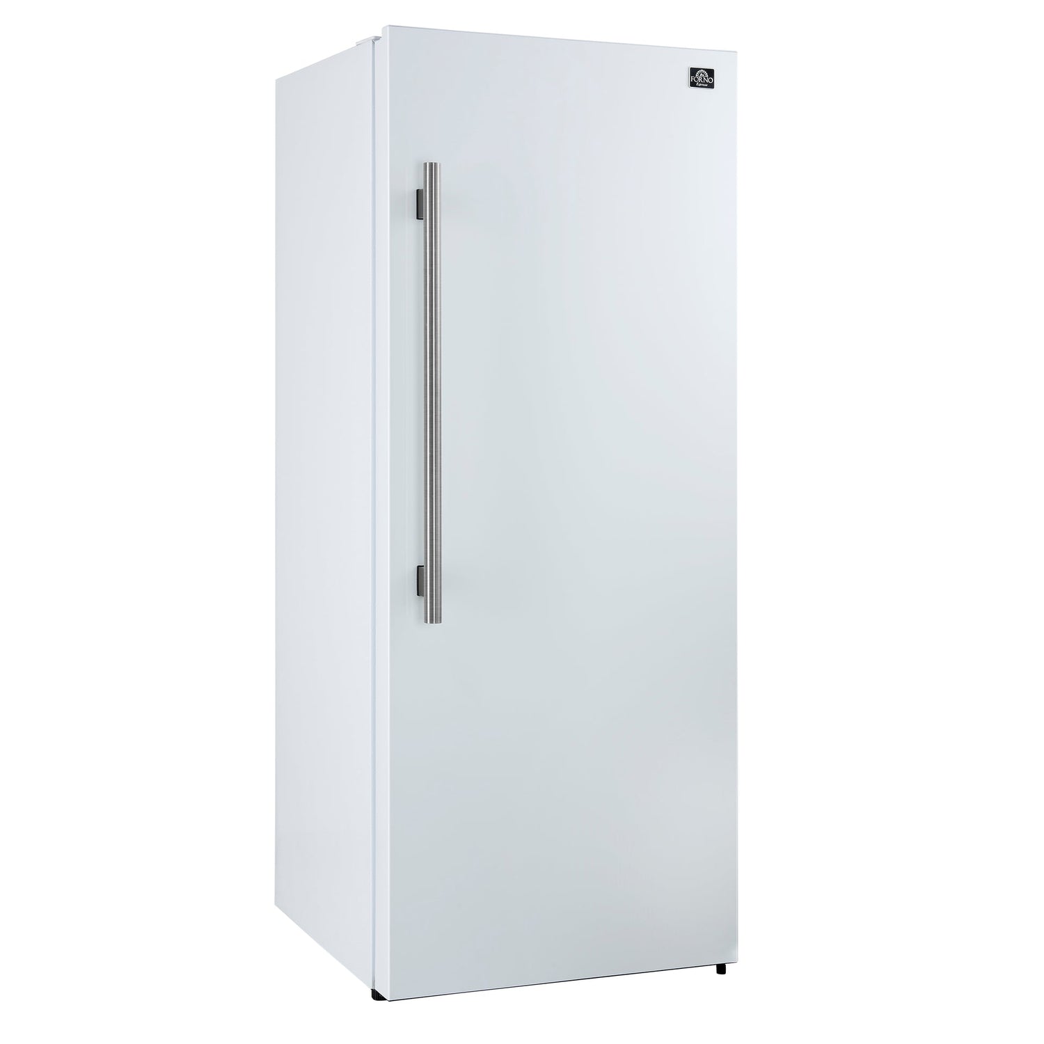 Forno Maderno 28-Inch Convertible Freezer/Refrigerator with Antique Brass Handle, 13.6 cu.ft. Right Swing