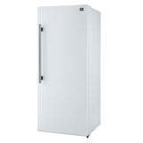 Forno Maderno 28-Inch Convertible Freezer/Refrigerator with Antique Brass Handle, 13.6 cu.ft. Right Swing