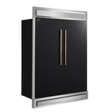 Forno Maderno 2-28-Inch Wide Convertible Refrigerator/Freezer with Decorative Trim