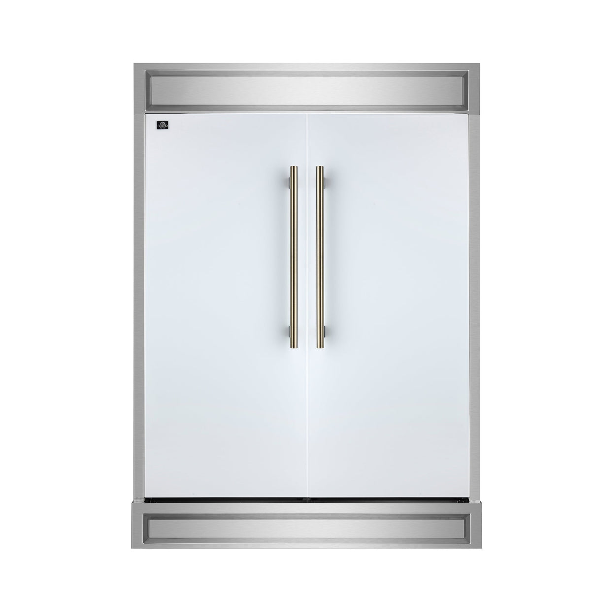 Forno Maderno 2-28-Inch Wide Convertible Refrigerator/Freezer with Decorative Trim