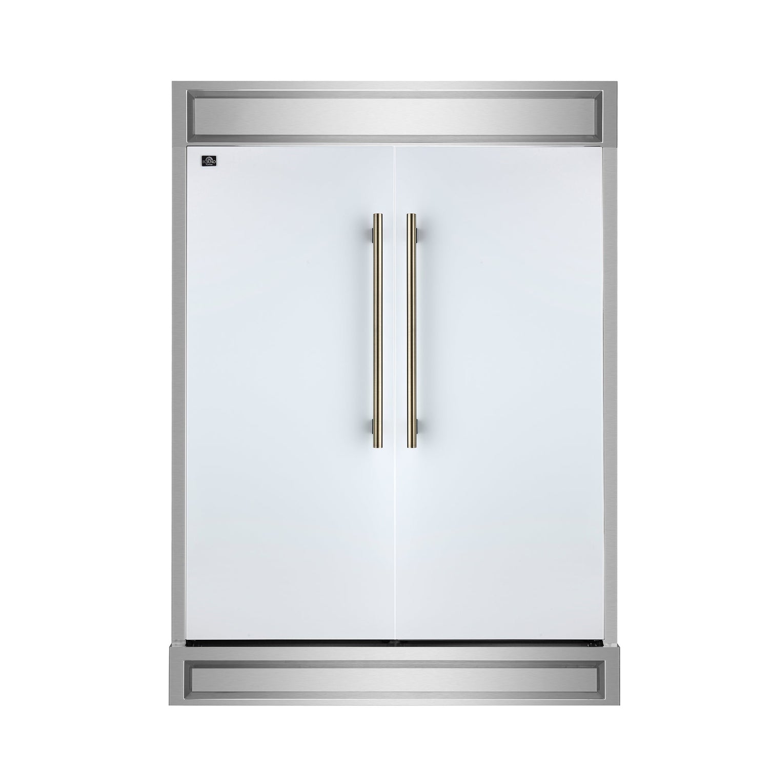 Forno Maderno 2-28-Inch Wide Convertible Refrigerator/Freezer with Decorative Trim