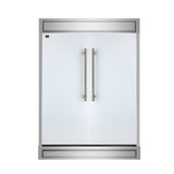 Forno Maderno 2-28-Inch Wide Convertible Refrigerator/Freezer with Decorative Trim