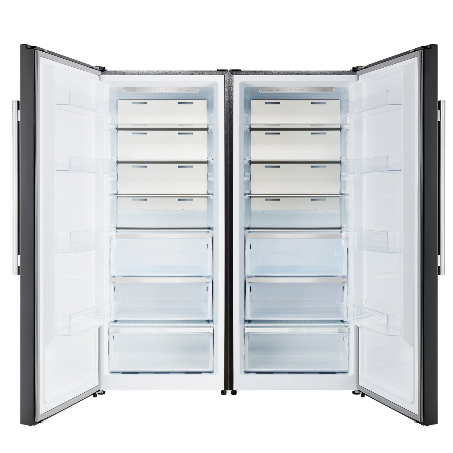 Forno Maderno 2-28-Inch Wide Convertible Refrigerator/Freezer with Decorative Trim
