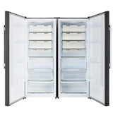 Forno Maderno 2-28-Inch Wide Convertible Refrigerator/Freezer with Decorative Trim