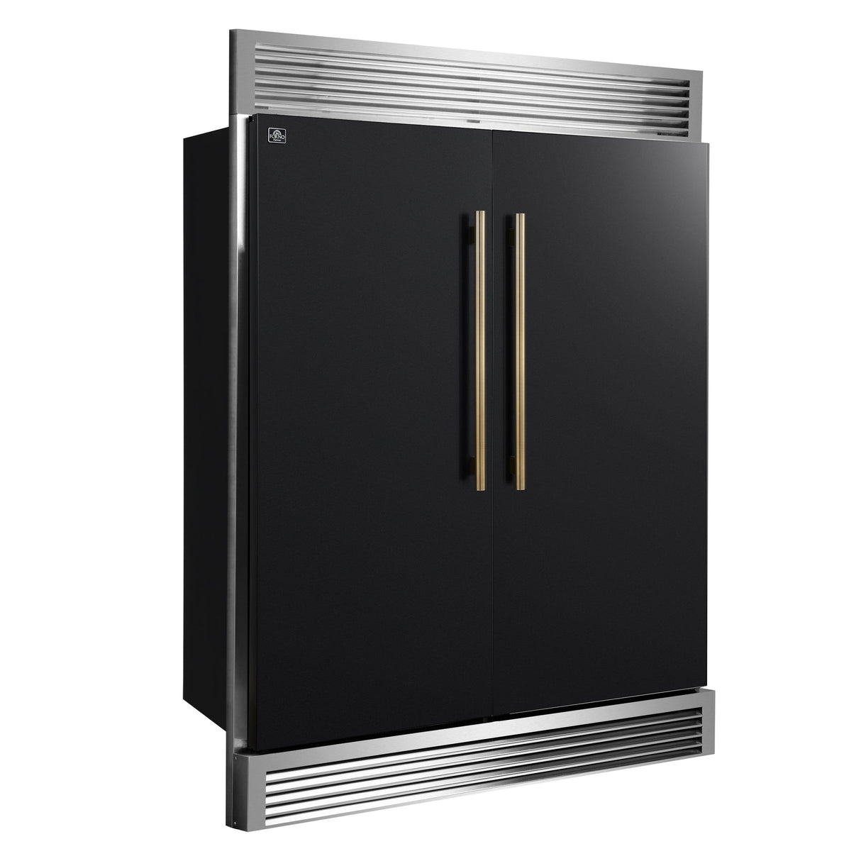 Forno Maderno 2-28-Inch Wide Convertible Refrigerator/Freezer Decorative Trim Grill, 27.2 cu.ft, 84-Inch High