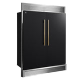 Forno Maderno 2-28-Inch Wide Convertible Refrigerator/Freezer Decorative Trim Grill, 27.2 cu.ft, 84-Inch High