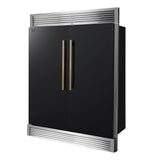 Forno Maderno 2-28-Inch Wide Convertible Refrigerator/Freezer Decorative Trim Grill, 27.2 cu.ft, 84-Inch High