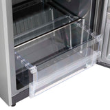 Forno Fortezza 32 Inch Right-Swing Convertible Refrigerator/Freezer with Trim Grill, Stainless Steel