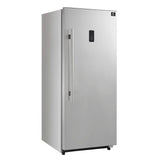 Forno Fortezza 28 Inch Right-Swing Convertible Refrigerator/Freezer, Stainless Steel, Total No Frost