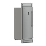 Forno Fortezza 32 Inch Left-Swing Freezer with Trim Kit, Stainless Steel, with Automatic Ice Maker