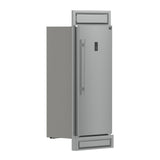 Forno Fortezza 32 Inch Right-Swing Convertible Refrigerator/Freezer with Trim Kit, Stainless Steel, Total No Frost