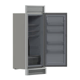 Forno Fortezza 32 Inch Right-Swing Convertible Refrigerator/Freezer with Trim Grill, Stainless Steel