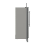 Forno Fortezza 32 Inch Right-Swing Convertible Refrigerator/Freezer with Trim Grill, Stainless Steel