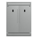 Forno Fortezza 60" Convertible Refrigerator/Freezer – Stainless Steel, Total No Frost & Automatic Ice Maker
