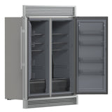 Forno Fortezza 60 Inch Convertible Refrigerator/Freezer with Trim Grill, Stainless Steel, Total No Frost, with Automatic Ice Maker