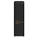 Forno Storico 22-Inch Retro bottom freezer Fridge, 9 cu.ft, Copper-Tone Handle