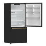Forno Milano Espresso 31-Inch Bottom Freezer Refrigerator, 17.2 cu.ft Capacity