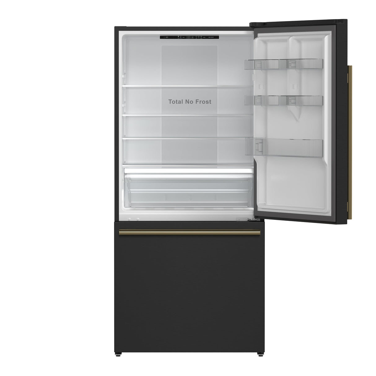 Forno Milano Espresso 31-Inch Bottom Freezer Refrigerator, 17.2 cu.ft Capacity