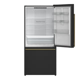 Forno Milano Espresso 31-Inch Bottom Freezer Refrigerator, 17.2 cu.ft Capacity