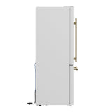 Forno Milano 2-Piece 62-Inch Freestanding Dual Bottom Freezer Refrigerator, 34.4 cu.ft, Touch Control, Ice Maker