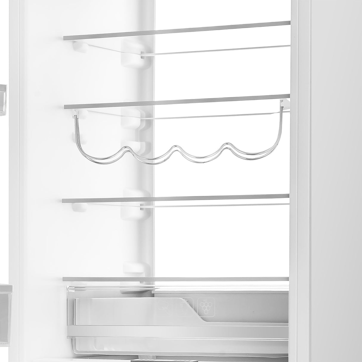 Forno Rivestito 42 Inch Panel Ready Double Bottom Freezer, Ice Maker, Total No Frost
