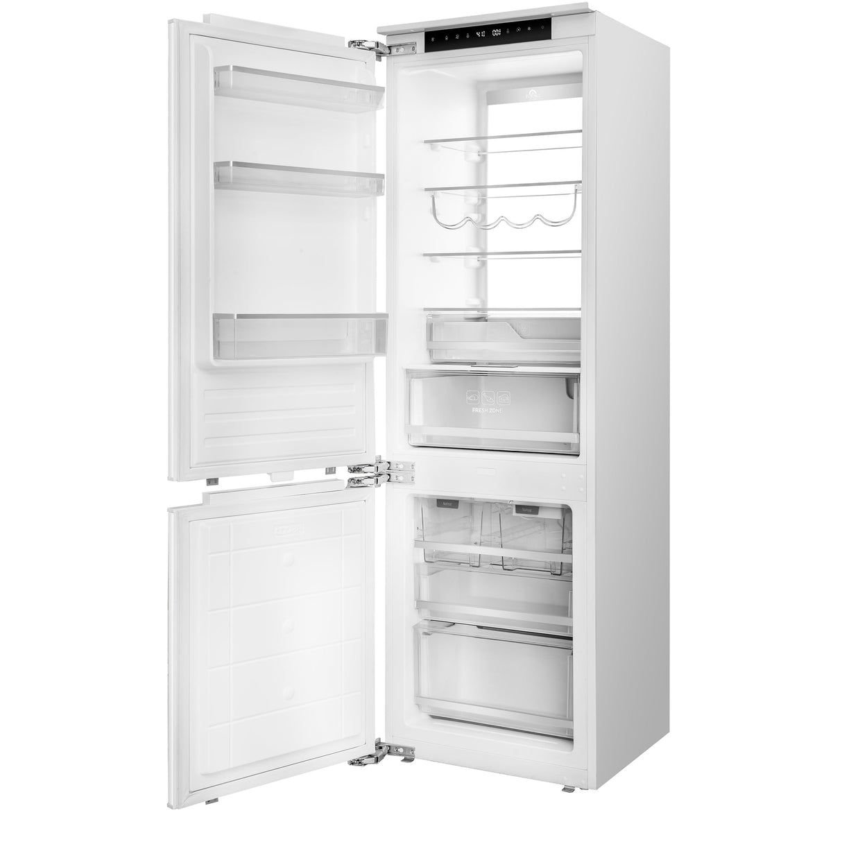 Forno Rivestito 22 Inch Panel Ready Bottom Freezer Refrigerator, 8.3 cu. ft., Ice Maker, Total No Frost, Fast Freeze