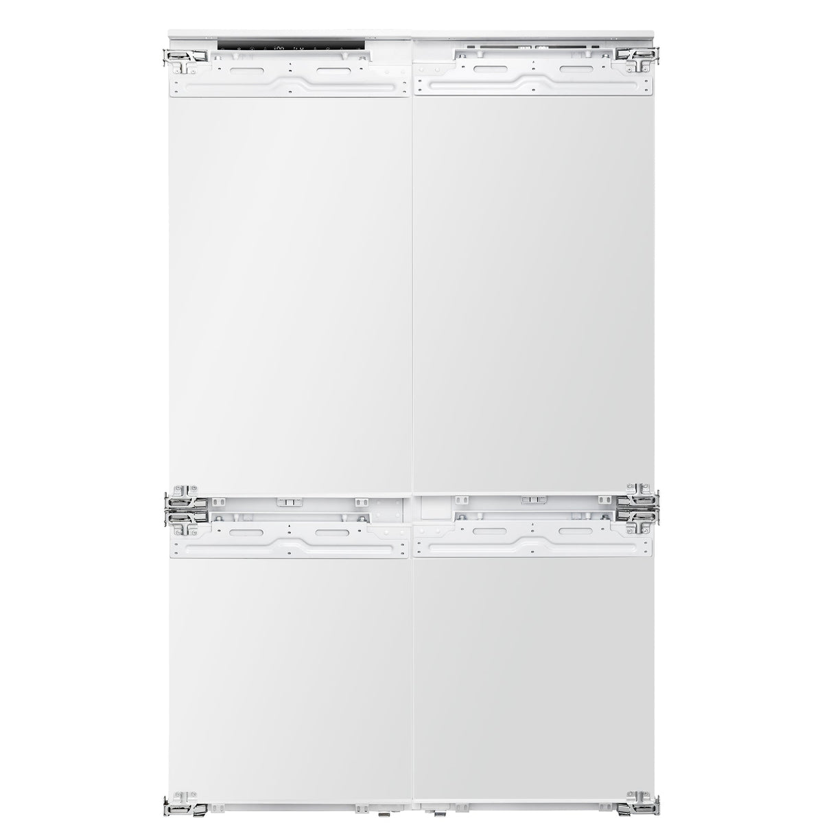 Forno Rivestito 42 Inch Panel Ready Double Bottom Freezer, Ice Maker, Total No Frost