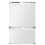 Forno Rivestito 42 Inch Panel Ready Double Bottom Freezer, Ice Maker, Total No Frost