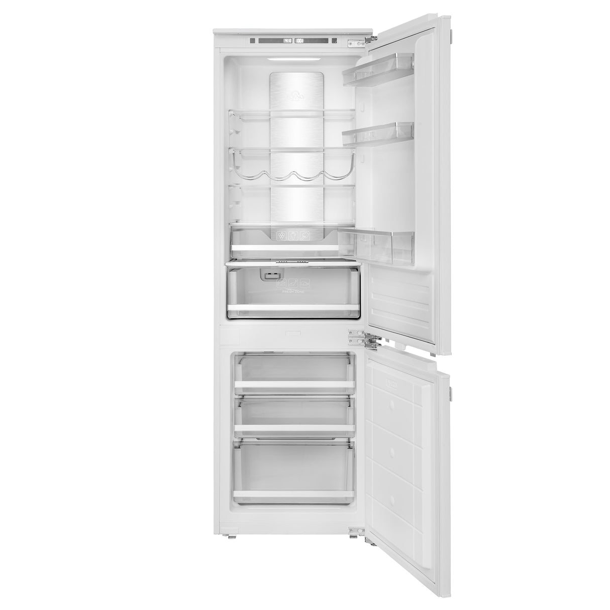 Forno Rivestito 22 Inch Panel Ready Bottom Freezer Refrigerator, 8.6 cu. ft., Total No Frost, Fast Freeze