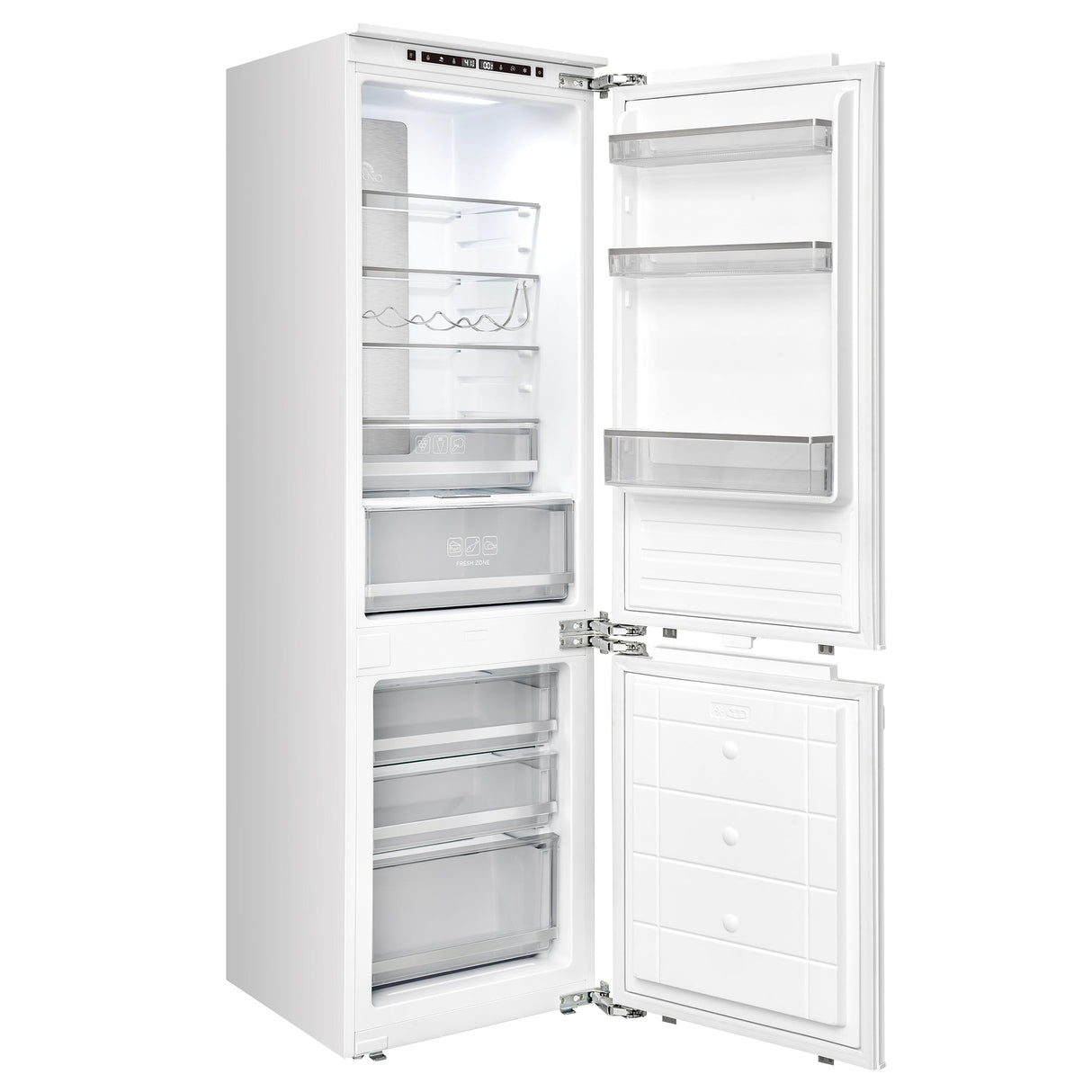 Forno Rivestito 22 Inch Panel Ready Bottom Freezer Refrigerator, 8.6 cu. ft., Total No Frost, Fast Freeze