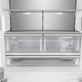 Forno Rivestito 36 Inch Refrigerator with French Door, Energy Star, Fast Freeze