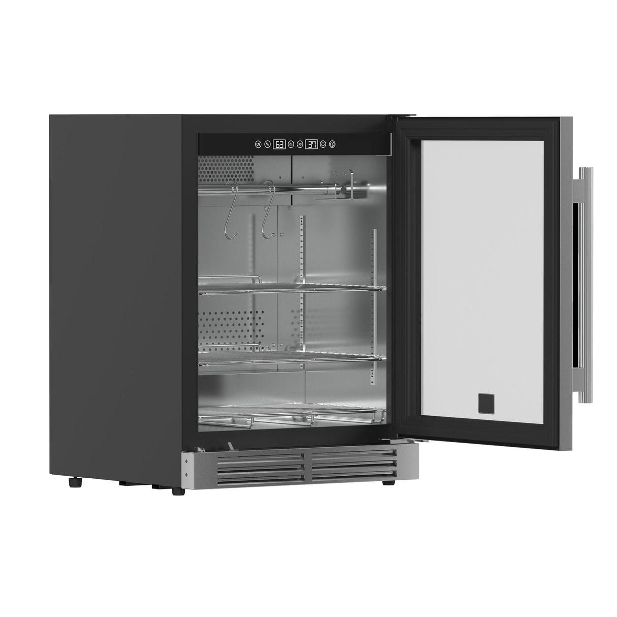 Forno Asciutto 24" Dry Aging Cabinet – 4.41 cu.ft, LED Lighting & Adjustable Shelves